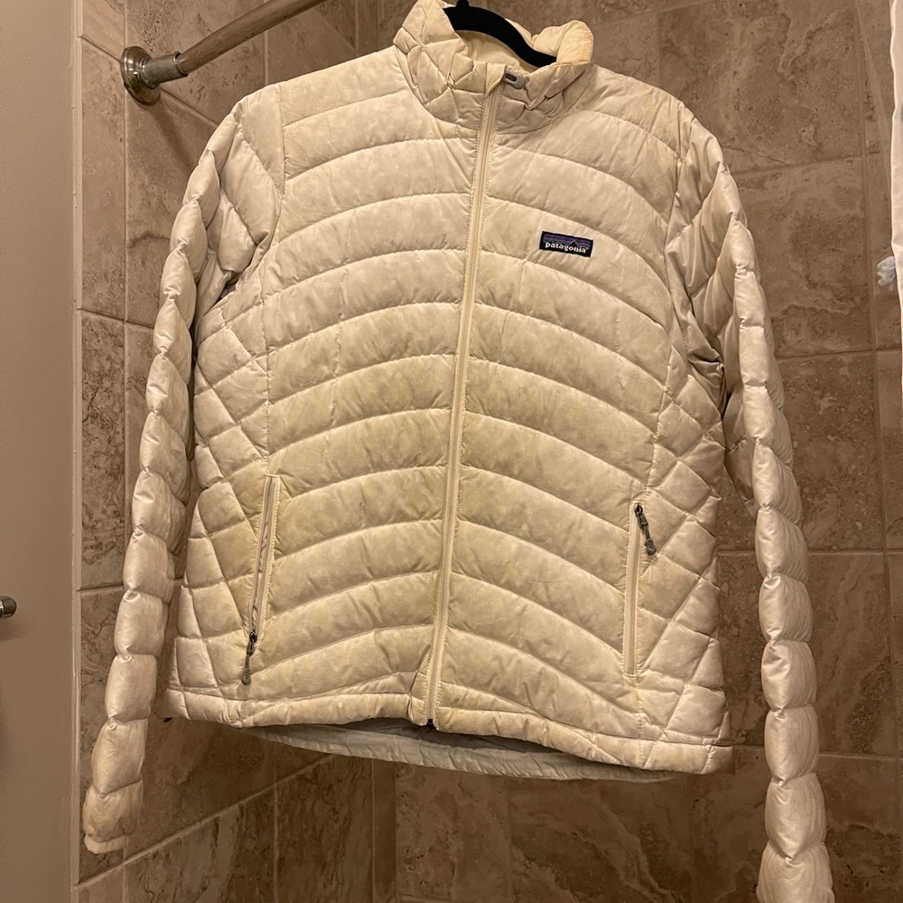 Heathered White Patagonia Jacket
